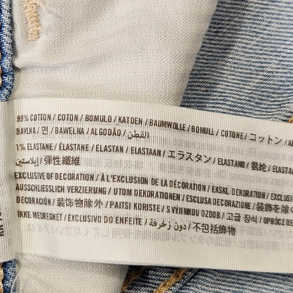 Hollister Shorts Womens 9 High Rise Bleach Summer Coastal Boho Festival Preppy - Picture 4 of 6